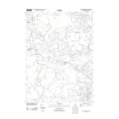 2012 Map of South Merrimack, 2012 Print