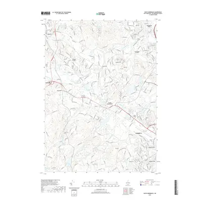2018 Map of South Merrimack, 2018 Print