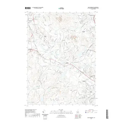 2021 Map of South Merrimack, 2021 Print