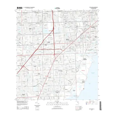 2015 Map of South Miami, 2015 Print