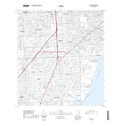 2021 Map of South Miami, 2021 Print