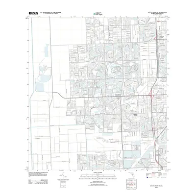 2012 Map of South Miami NW, 2012 Print