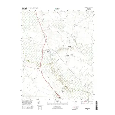 2016 Map of South Mills, 2016 Print