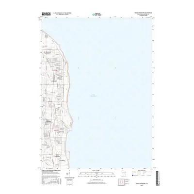 2016 Map of South Milwaukee, 2016 Print