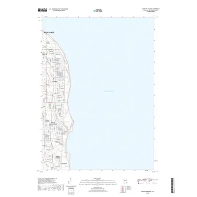 2018 Map of South Milwaukee, 2018 Print