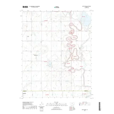 2018 Map of South Mound, 2018 Print