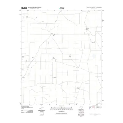 2010 Map of South Mustang Draw SE, 2010 Print