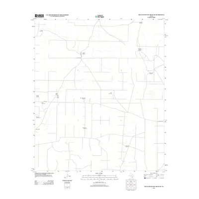 2012 Map of South Mustang Draw SE, 2012 Print
