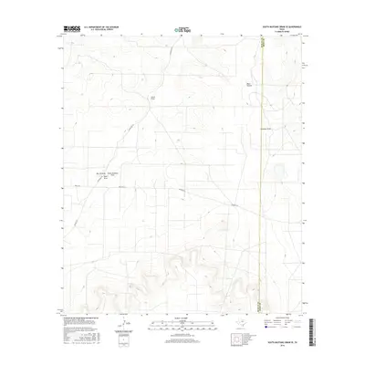 2016 Map of South Mustang Draw SE, 2016 Print
