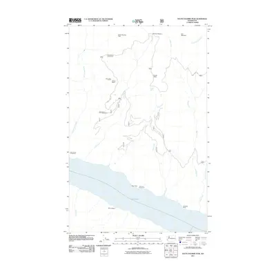 2011 Map of South Navarre Peak, 2011 Print