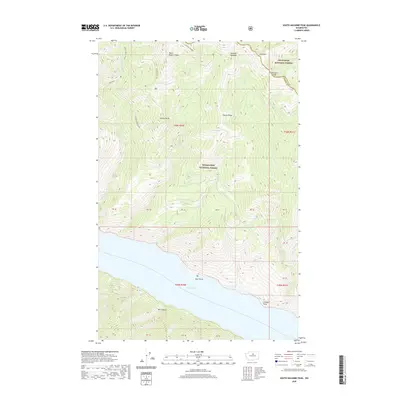 2020 Map of South Navarre Peak, 2020 Print