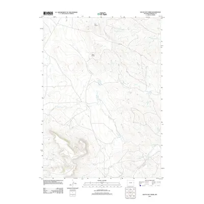 2012 Map of South Oat Creek, 2012 Print
