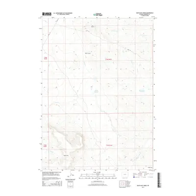 2015 Map of South Oat Creek, 2015 Print