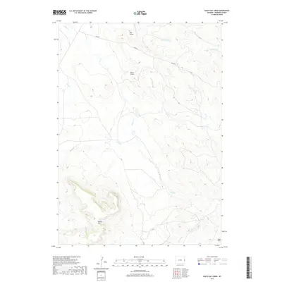 2017 Map of South Oat Creek, 2017 Print
