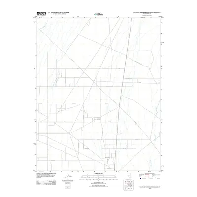 2012 Map of South of Amargosa Valley, 2012 Print