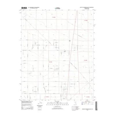 2015 Map of South of Amargosa Valley, 2015 Print