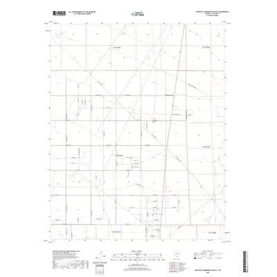 2018 Map of South of Amargosa Valley, 2018 Print
