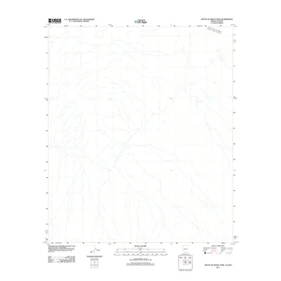 2011 Map of South of Bailey Peak, 2011 Print