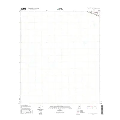 2014 Map of South of Bailey Peak, 2014 Print