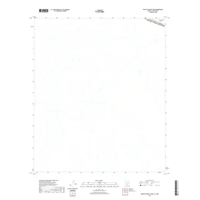 2018 Map of South of Bailey Peak, 2018 Print