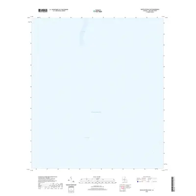2020 Map of South of Belle Isle, 2020 Print