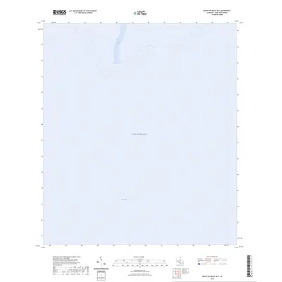 2024 Map of South of Belle Isle, 2024 Print