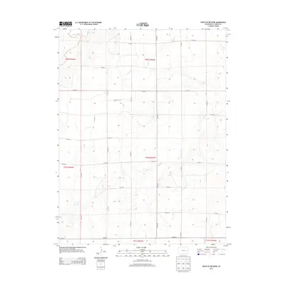 2013 Map of South of Bethune, 2013 Print
