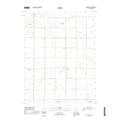 2019 Map of South of Bethune, 2019 Print