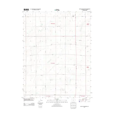 2013 Map of South of Burlington, 2013 Print