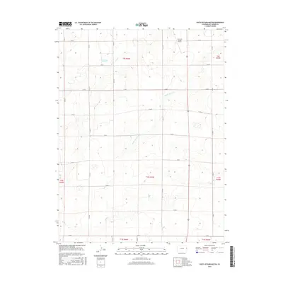 2016 Map of South of Burlington, 2016 Print