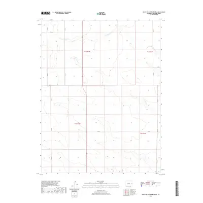 2019 Map of South of Cheyenne Wells, 2019 Print
