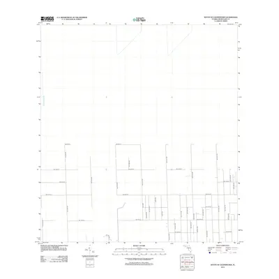 2012 Map of South of Coopertown, 2012 Print