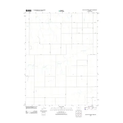 2012 Map of South of Crosby Creek, 2012 Print