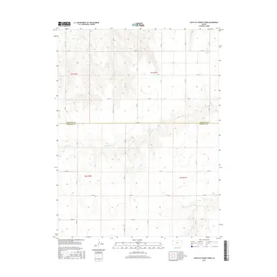 2015 Map of South of Crosby Creek, 2015 Print