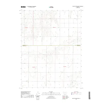 2018 Map of South of Crosby Creek, 2018 Print