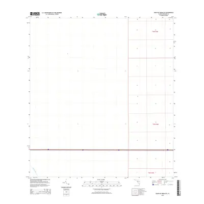 2015 Map of South of Deem City, 2015 Print