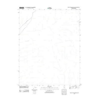 2012 Map of South of Delamar Lake, 2012 Print