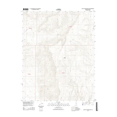 2014 Map of South of Delamar Lake, 2014 Print