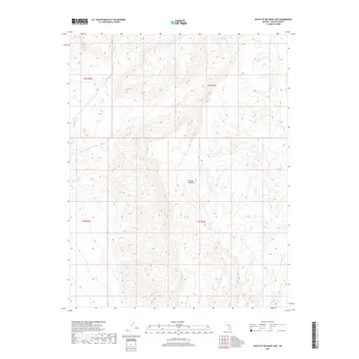 2018 Map of South of Delamar Lake, 2018 Print