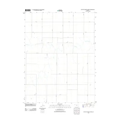 2012 Map of South of Drury Creek, 2012 Print