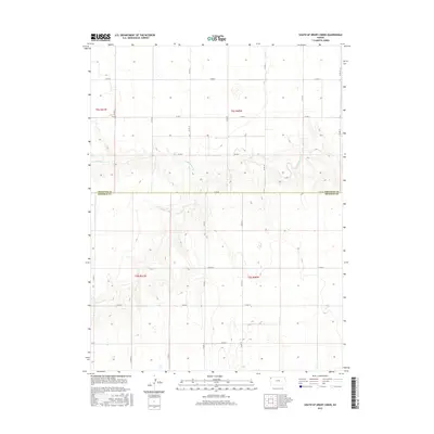 2015 Map of South of Drury Creek, 2015 Print