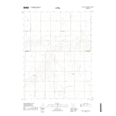 2018 Map of South of Drury Creek, 2018 Print