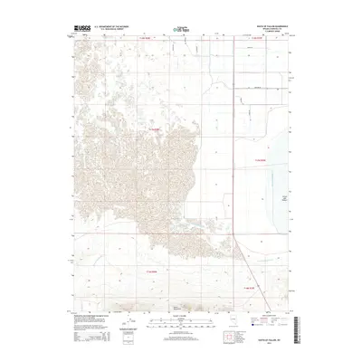 2014 Map of South of Fallon, 2014 Print