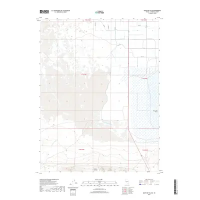 2018 Map of South of Fallon, 2018 Print