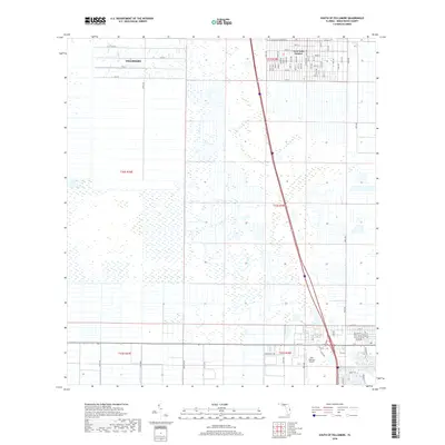 2018 Map of South of Fellsmere, 2018 Print