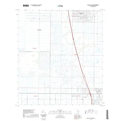 2021 Map of South of Fellsmere, 2021 Print