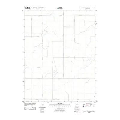 2010 Map of South of Flagler Reservoir, 2010 Print