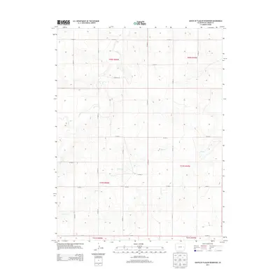 2013 Map of South of Flagler Reservoir, 2013 Print
