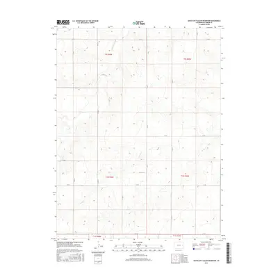 2016 Map of South of Flagler Reservoir, 2016 Print