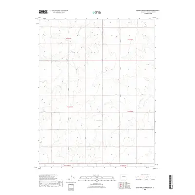 2019 Map of South of Flagler Reservoir, 2019 Print